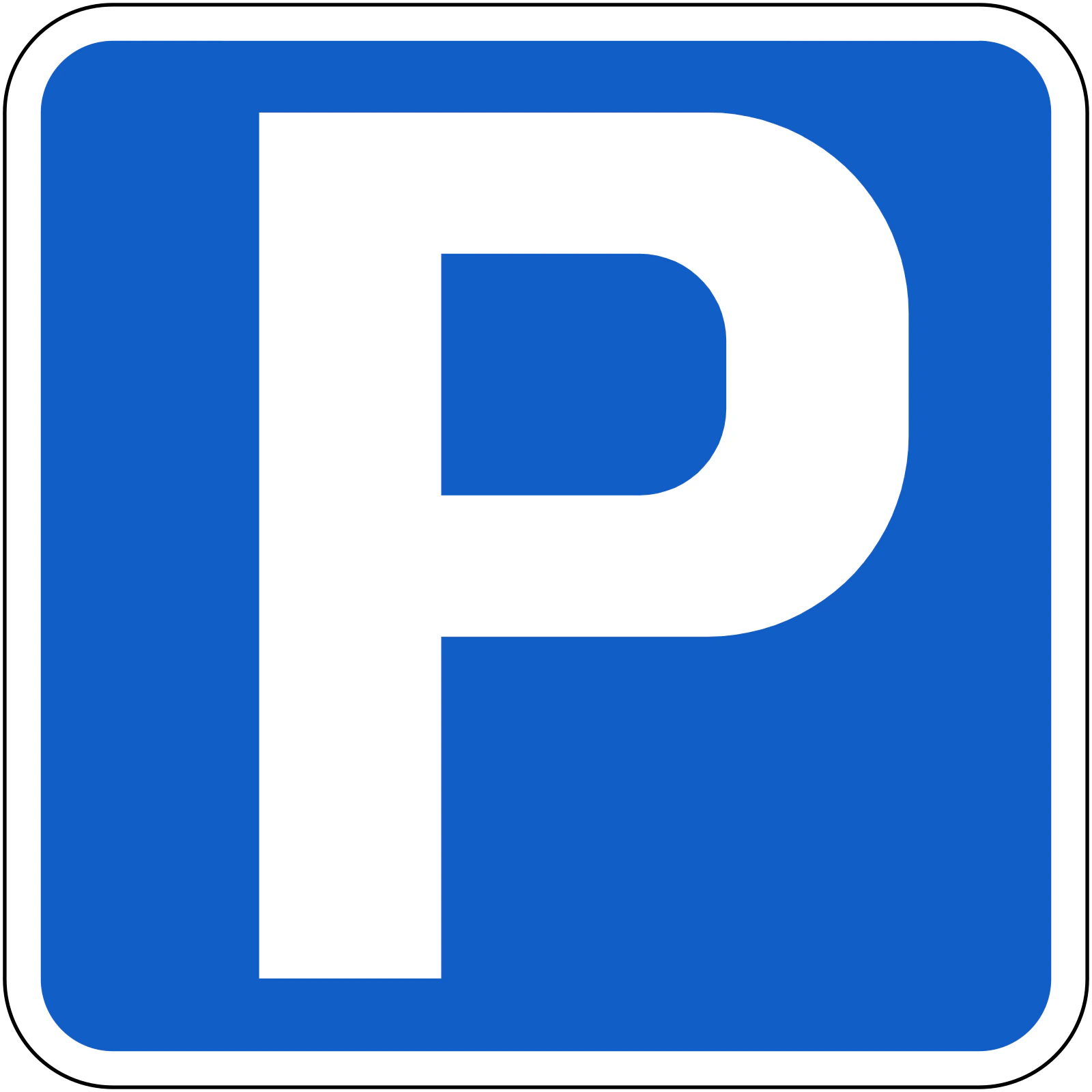 F-200 - Parking znak drogowy