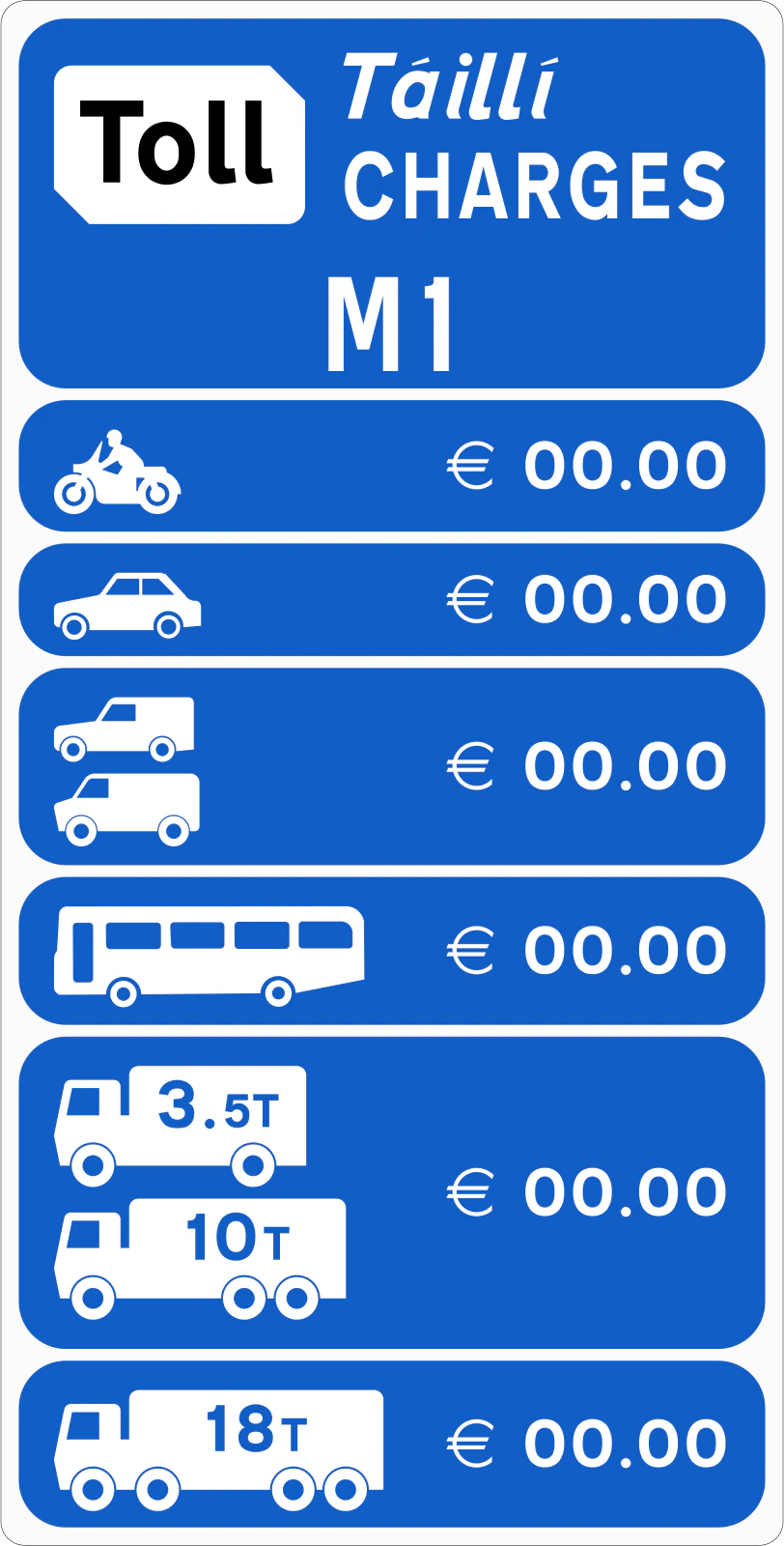 INFO-064 - Znak Opłaty Drogowej znak drogowy