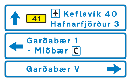 711.1 - Vorausweis-Zeichen Verkehrsschild