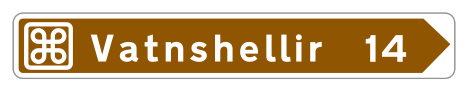 714.4 - Wegweiser-Schild Verkehrsschild