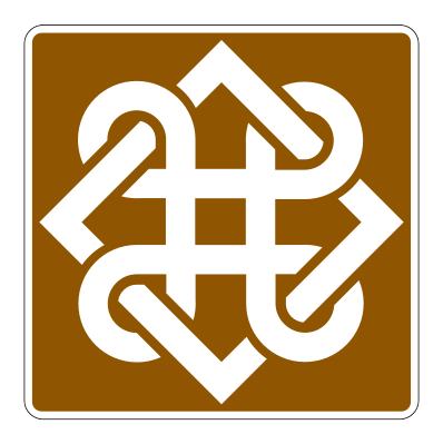723.43 - Touristenstraße Verkehrsschild