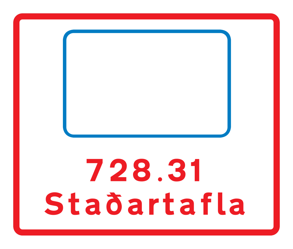 728.31 - Texttafel für Ortsnamen-Schild Verkehrsschild
