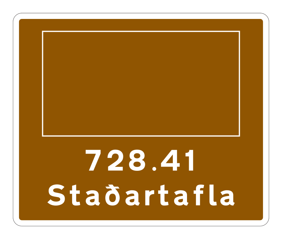 728.41 - Texttafel für Ortsnamenschild Verkehrsschild