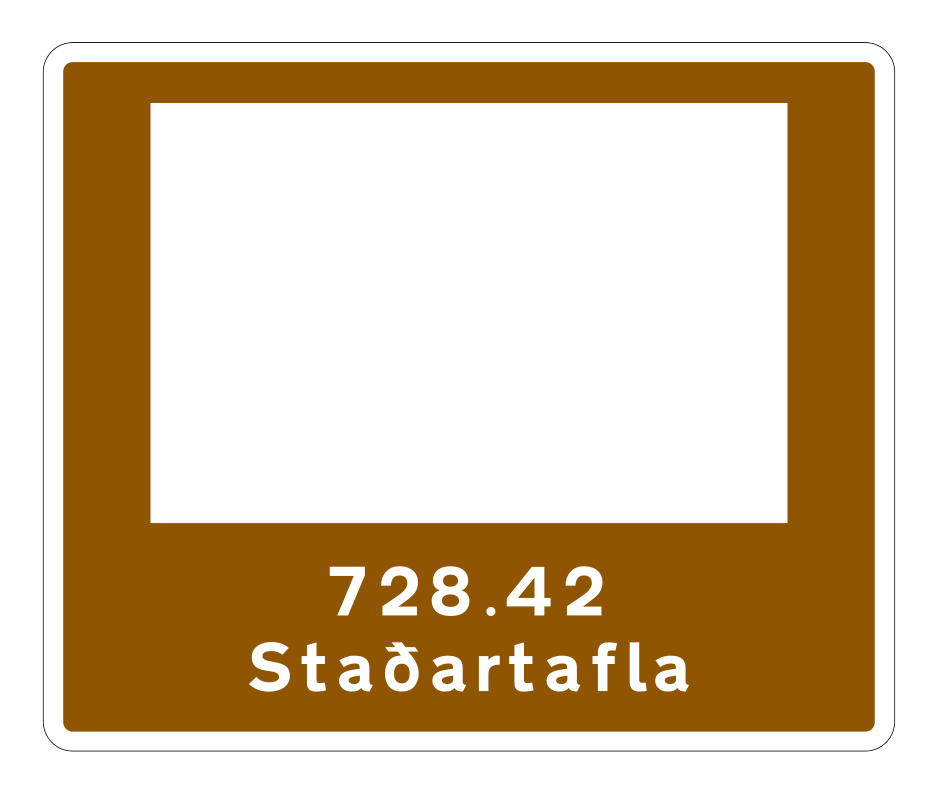 728.42 - Texttafel für Ortsnamen Verkehrsschild