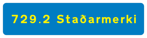 729.2 - Texttafel für Ortsangabe Verkehrsschild