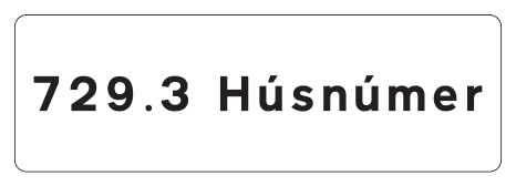 729.3 - Texttafel für Hausnummern Verkehrsschild