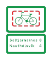 755 - Radwegweiser - Ausführung A Verkehrsschild
