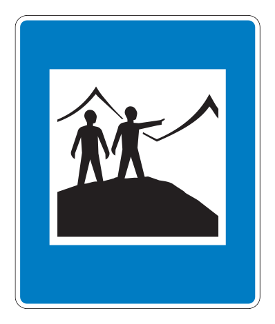 764.6 - View Point Verkehrsschild