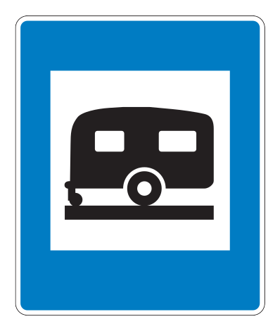 766.3 - Wohnmobilstellplatz Verkehrsschild