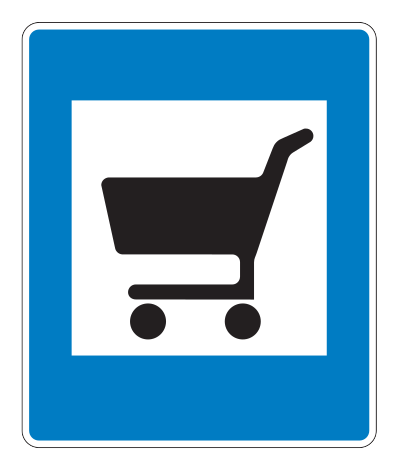 768.13 - Kjörbúd Verkehrsschild