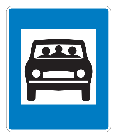 E02.15 - Sammelstelle Verkehrsschild