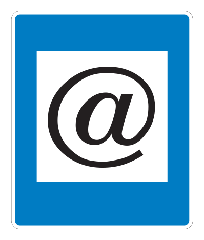E06.61 - Internetzugang Verkehrsschild