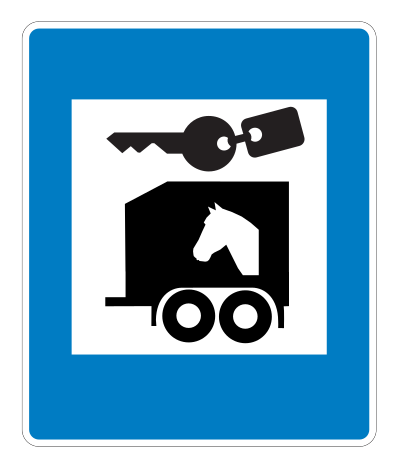 E07.24 - Pferdekutschenverleih Verkehrsschild