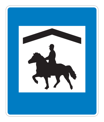E07.25 - Reithalle Verkehrsschild