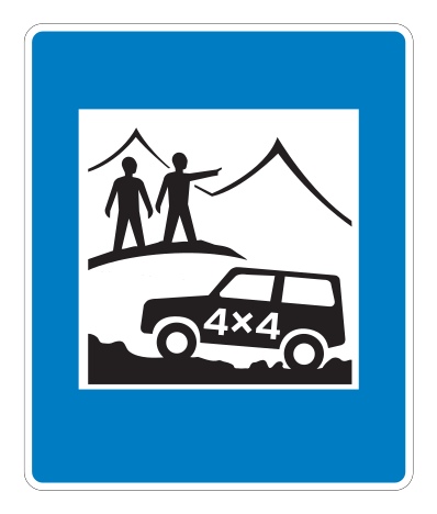 E07.76 - Jeep Tours Verkehrsschild