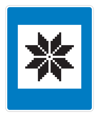 E08.45 - Handwerk Verkehrsschild