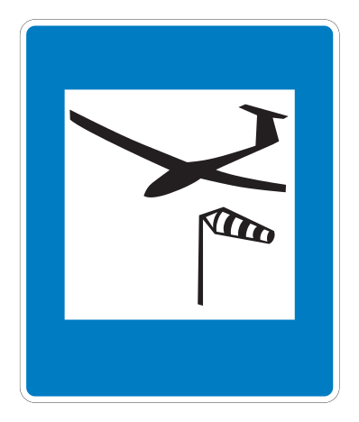 E09.32 - Leitschilder Verkehrsschild