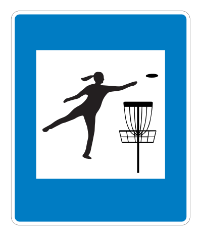 fovl-frisbi-golf - Disc Golf Verkehrsschild