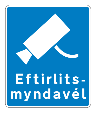655.71 - Eftirlitsmyndavél vegmerki