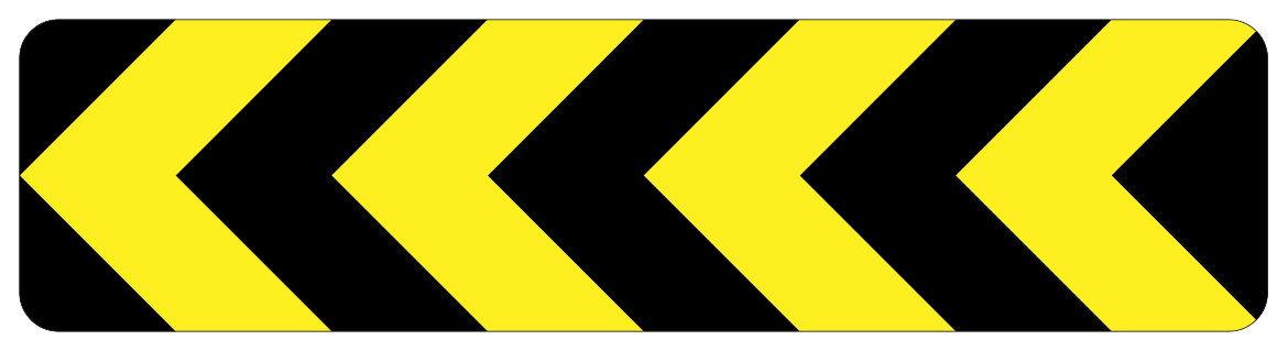 902.1 - Objektmarkierungstafel - Links Verkehrsschild