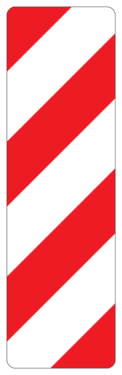 906F2 - Gátskjöld, Baustellen Verkehrsschild
