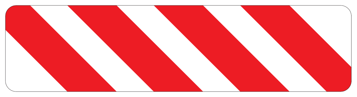 909F2 - Leitbake, Baustelle Verkehrsschild