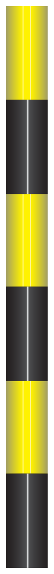 913 - Pfahlmarkierung Verkehrsschild