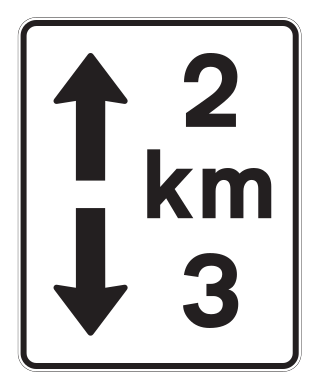 916 - Leitbaken in Tunneln Verkehrsschild