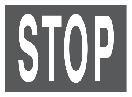 1050.1 - Aufschrift für Stopp-Pflicht Verkehrsschild
