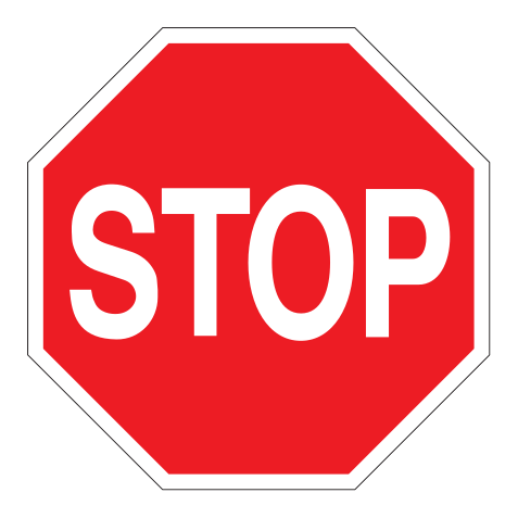 204 - Halt Verkehrsschild