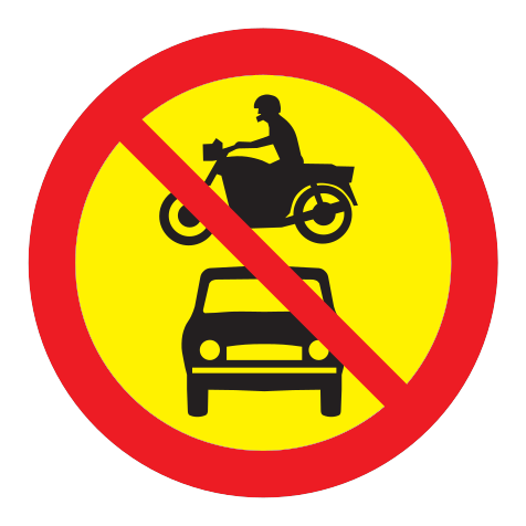 306.1 - Keine Kraftfahrzeuge Verkehrsschild
