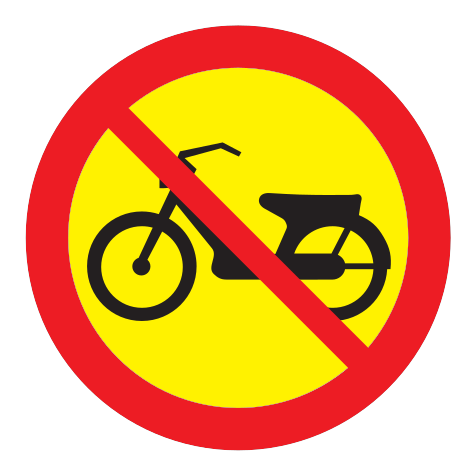 306.41 - Keine Leichtmotorräder Verkehrsschild