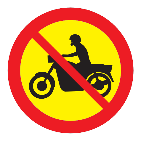 306.42 - Keine Motorräder Verkehrsschild
