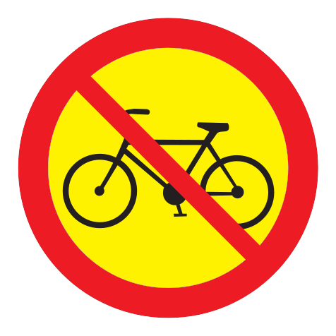 306.6 - Keine Radfahrer Verkehrsschild