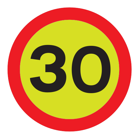 362 - Baustellenmarkierungen Verkehrsschild
