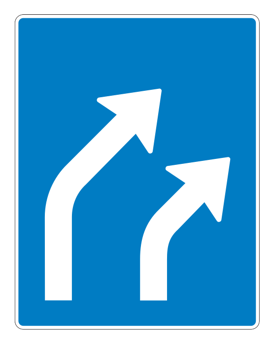 500.70.chlh_-1 - Überkopfschild zur Fahrstreckenregelung 500.70.chlh_-1 Verkehrsschild