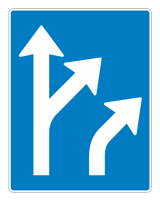 500.70.nhoh_-1 - Vorrangingeschriebenes Überkopfwegweiserschild 500.70.nhoh_-1 Verkehrsschild