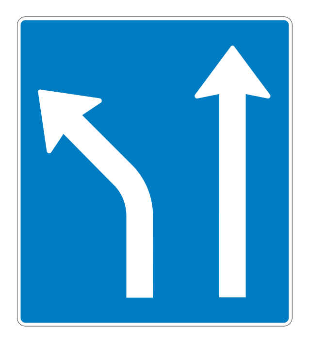 500.80.cva_-1 - Vorfahrtsschild "Überkopf-Fahrstreifenbenutzungsanzeige" 500.80.cva_-1 Verkehrsschild