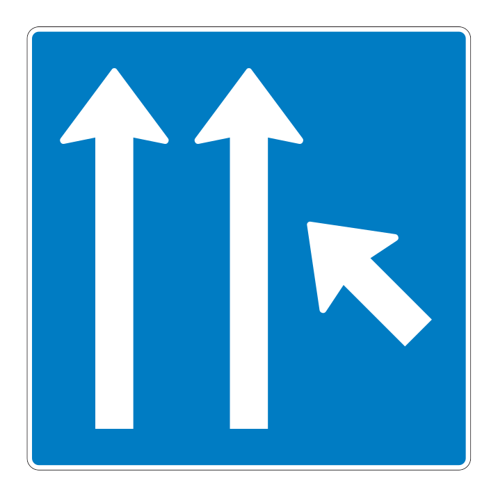 500c - Sonderfahrbahnmarkierung 500c Verkehrsschild