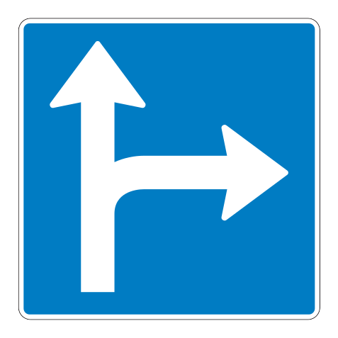 501c - Verkehrszeichen 501c für Fahrstreifenbegrenzungen über der Fahrbahn Verkehrsschild