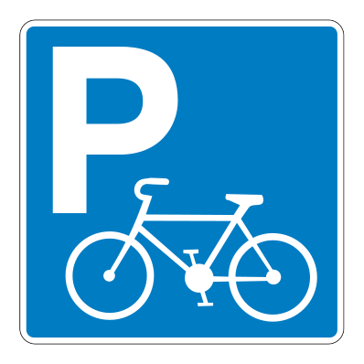553.7 - Parken für Fahrräder Verkehrsschild