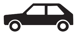 807.1 - Vehicle Class Plate - Passenger Car under 3.5 t road sign