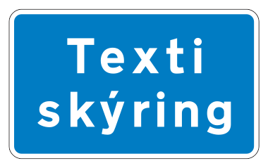 808.2 - Zusatzzeichen Text Verkehrsschild