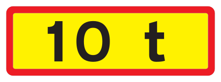 808.3 - Ergänzungstafel mit Text Verkehrsschild