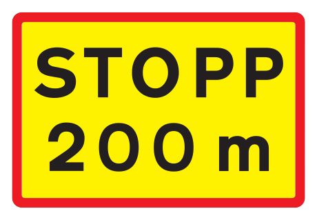 824 - Haltpflicht voraus Verkehrsschild