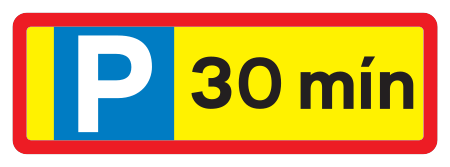 831.1 - Maximale Zeit Verkehrsschild