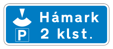 831.2 - Maximalzeit Verkehrsschild