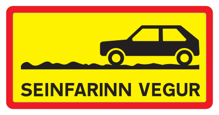 844.1 - Die langsame Straße Verkehrsschild