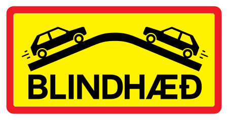 850.1 - Blind Height Verkehrsschild