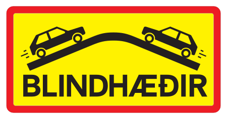850.2 - Blinde Höhen Verkehrsschild